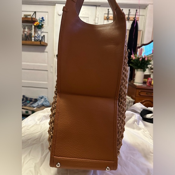 Simon Miller Banyan Straw Logo Extra Large Tote Natural - Picture 3 of 4